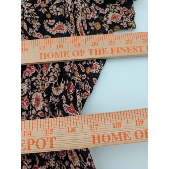 Kate & Sam Floral Paisley Maxi Dress Womens Size XXL Black Mixed Print Tiered - Picture 12 of 12